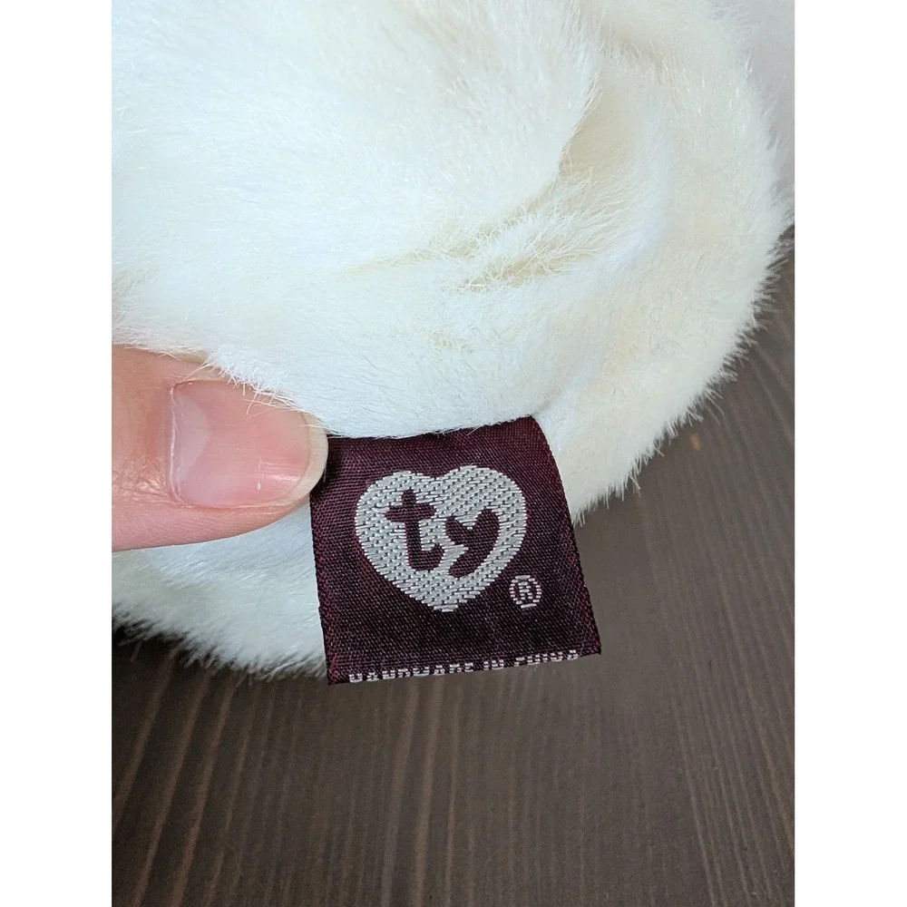 Ty Amore White Bear Red‎ Ribbon I Heart U Plush Collectible Love Valentine's Toy